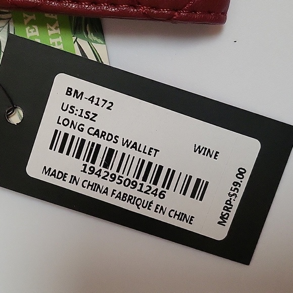 Badgley Mischka Long Cards Wallet NWT - Picture 3 of 10